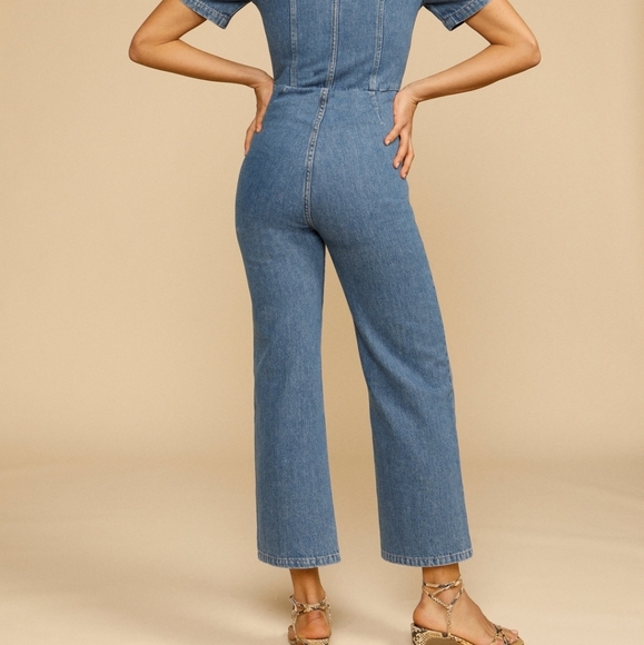 Rouje Denim Jumpsuit - Picture 4 of 10